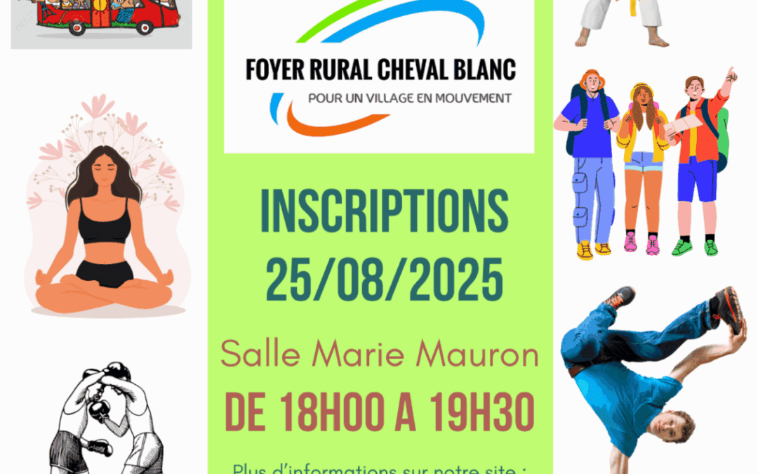 INSCRIPTIONS RAPPEL